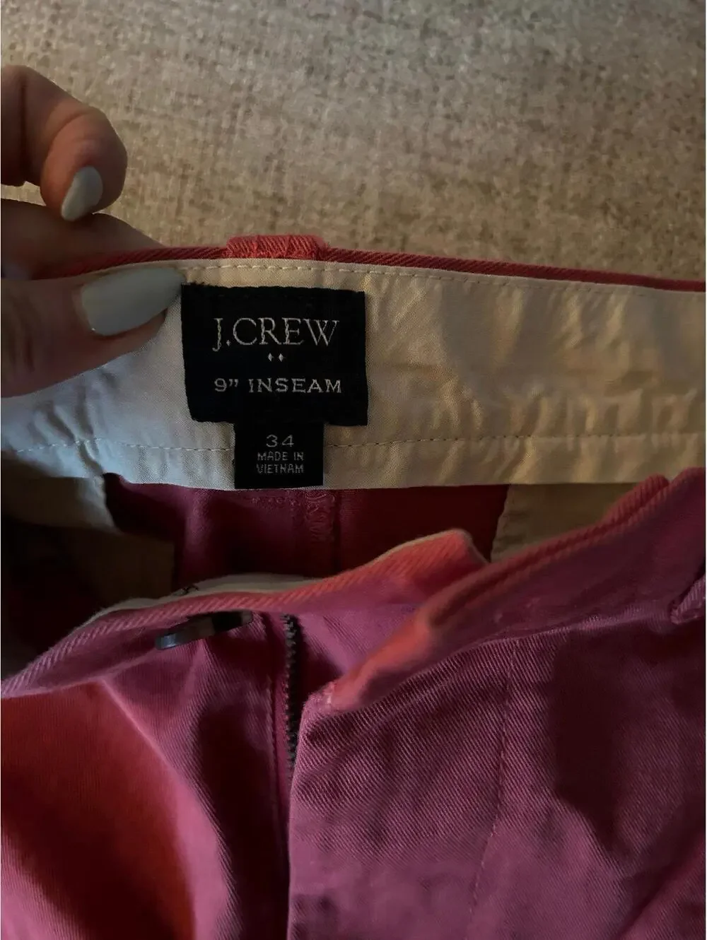 J. Crew men's shorts size 34 9 in inseam